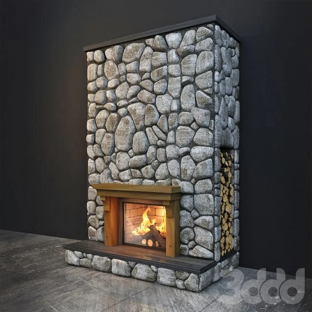 Fireplace stone